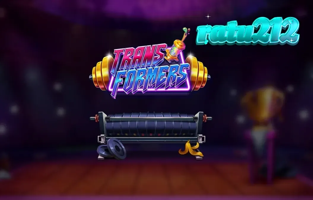 Tampilan visual neon dan karakter utama dalam slot Transformers oleh Wicked Games
